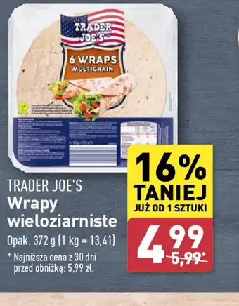 ALDI Wrapy wieloziarniste Trader Joe's oferta
