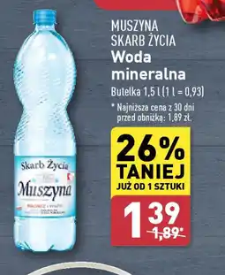 ALDI Woda mineralna Muszyna oferta