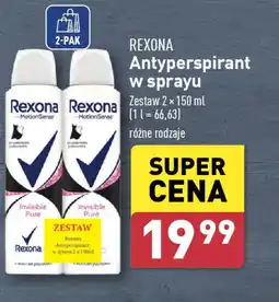 ALDI Rexona Antyperspirant w sprayu oferta