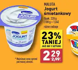 ALDI Jogurt śmietankowy Maluta oferta