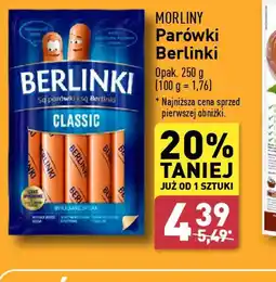 ALDI Morliny Parówki Berlinki oferta