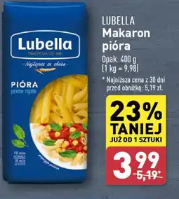 ALDI Lubella Makaron pióra oferta