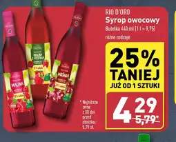 ALDI Syrop owocowy Rio D'Oro oferta