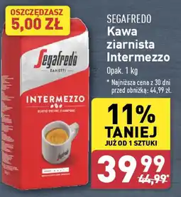 ALDI Segafredo Kawa ziarnista Intermezzo oferta