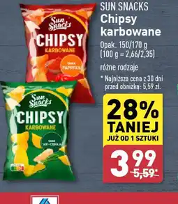 ALDI Sun Snacks Chipsy karbowane oferta