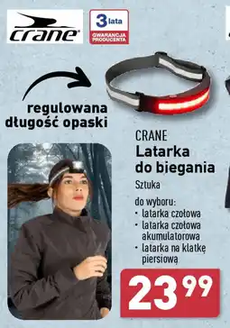 ALDI Latarka do biegania Crane oferta