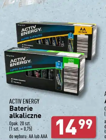 ALDI Activ Energy Baterie alkaliczne oferta