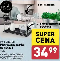 ALDI Piętrowa suszarka do naczyń Home Creation oferta
