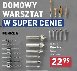 ALDI Zestaw wierteł Ferrex oferta