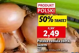 Lidl Cebula żółta polska oferta