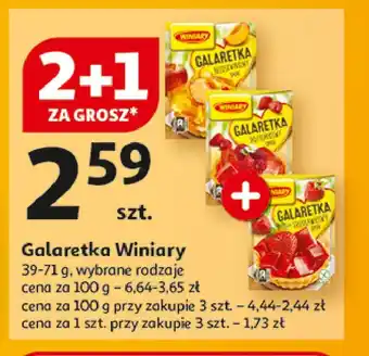 Auchan Galaretka poziomkowa Winiary galaretka oferta