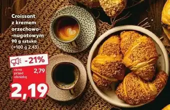 Kaufland Croissant z kremem orzechowo-nugatowym oferta