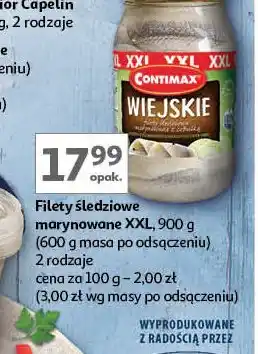 Auchan Filety śledziowe wiejskie Contimax oferta