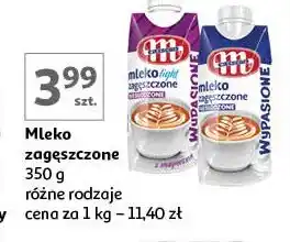 Auchan Mleko zagęszczone Mlekovita wypasione oferta