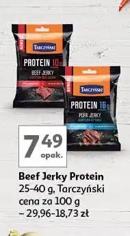 Auchan Szynka suszona Tarczyński protein oferta