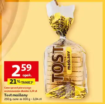 Auchan Chleb tostowy maślany oferta