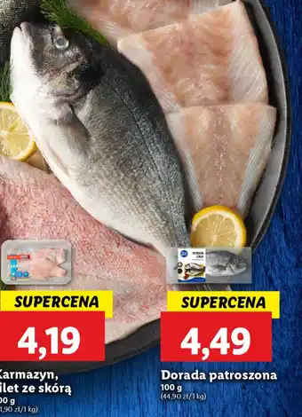 Lidl Dorada patroszona oferta