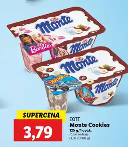 Lidl ZOTT Monte Cookies 125 g oferta