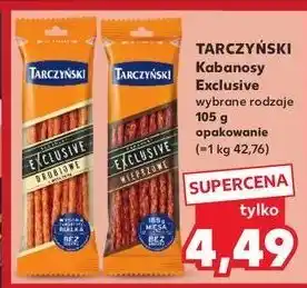Kaufland Kabanosy drobiowe Tarczyński Exclusive oferta