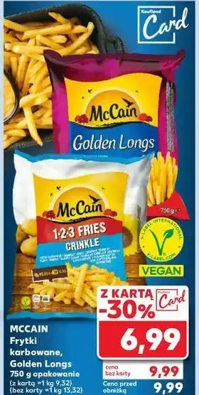 Kaufland Frytki crinkle Mccain 1-2-3 oferta