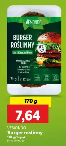 Lidl VEMONDO Burger roślinny oferta