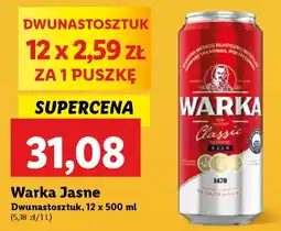 Lidl Warka Jasne oferta