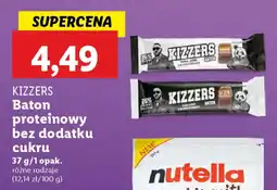 Lidl KIZZERS Baton proteinowy bez dodatku cukru oferta