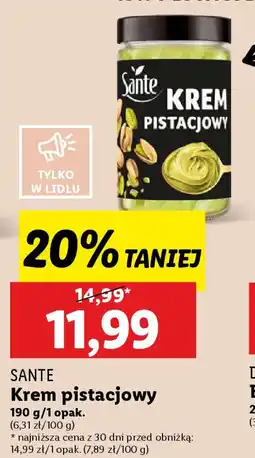 SANTE Krem pistacjowy