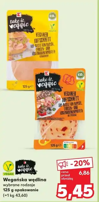 Kaufland Wędlina K - take it veggie oferta