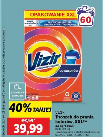 Lidl VIZIR Proszek do prania kolorów XXL oferta