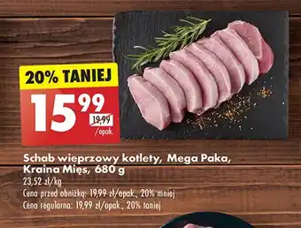 Biedronka Schab wieprzowy kotlety Kraina Mięs oferta