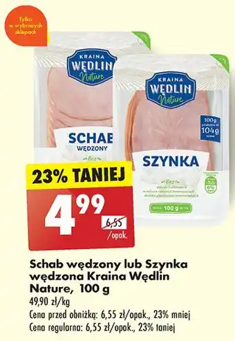 Biedronka Schab wędzony Kraina Wędlin Nature oferta