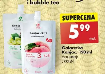 Biedronka Galaretka konjac brzoskwiniowa Jelly.b oferta