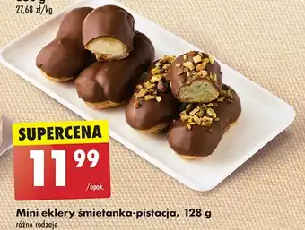 Biedronka Ekler mini pistacjowy oferta
