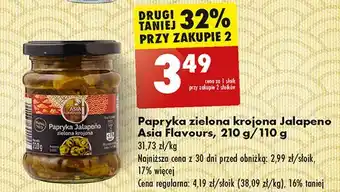 Biedronka Papryczki jalapeno zielone krojone Asia Flavours oferta