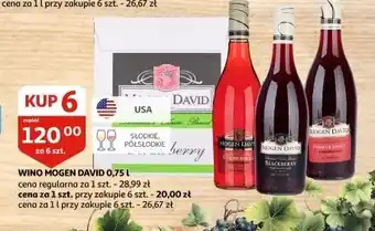 Auchan Wino Mogen David Pomegranate oferta