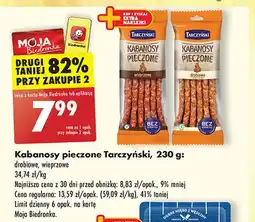 Biedronka Kabanosy pieczone drobiowe Tarczyński oferta