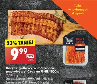 Biedronka Boczek grillowy w marynacie paprykowej Czas na grill oferta