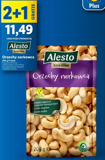 Lidl Orzechy nerkowca Alesto oferta