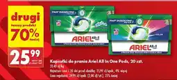 Biedronka Kapsułki do prania color Ariel All In 1 oferta
