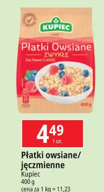 E.Leclerc Płatki jęczmienne błyskawiczne Kupiec oferta