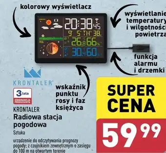 ALDI Stacja pogody Krontaler oferta