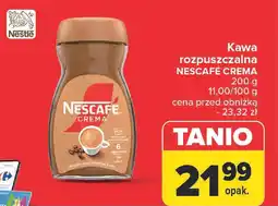 Carrefour Kawa rozpuszczalna NESCAFÉ CREMA oferta