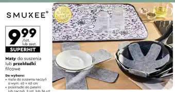 Biedronka Mata do suszenia naczyń 40 x 60 cm Smukee Kitchen oferta