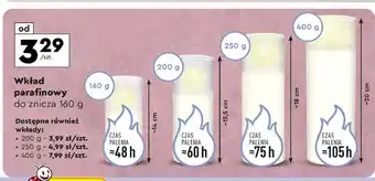 Biedronka Wkład parafinowy 400 g oferta