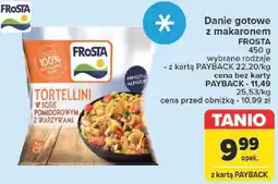 Carrefour Danie gotowe z makaronem FROSTA oferta