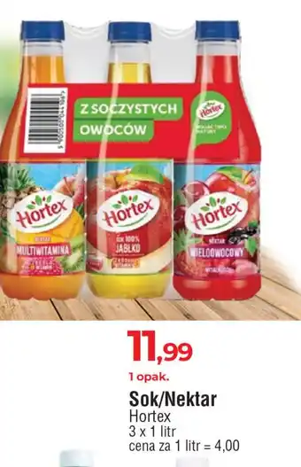 E.Leclerc Zestaw: sok jabłko + nektar multiwitamina wieloowocowy Hortex oferta