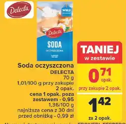 Carrefour Soda oczyszczona DELECTA oferta