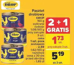 Carrefour Pasztet drobiowy DROP oferta