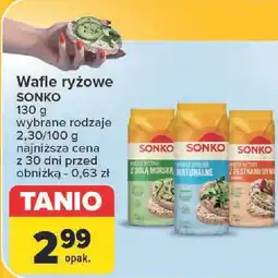 Carrefour Wafle ryżowe SONKO oferta